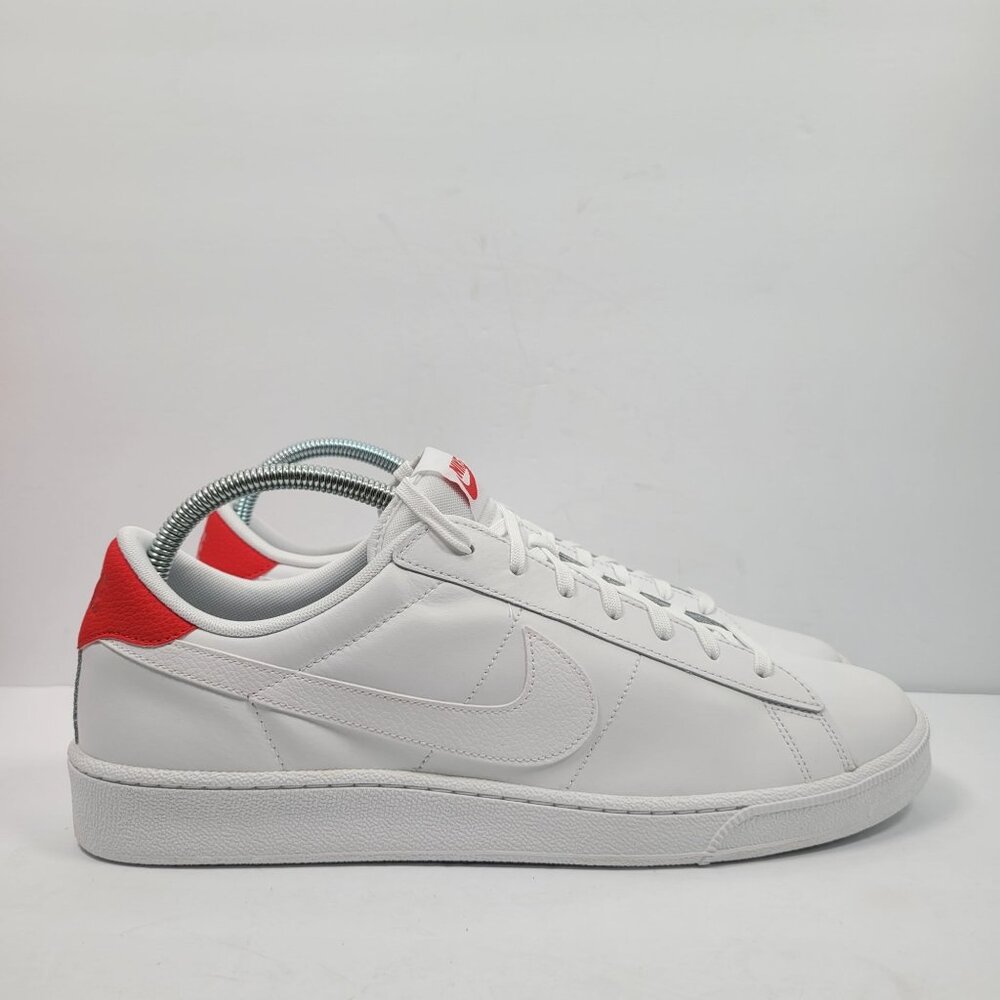 Nike Classic CS Men's White University Red Tennis Shoes 683613-113 US SZ 14 NWOT